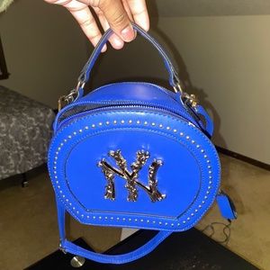 Blue Yankees Purse